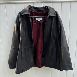 Vintage Leather Liz Claiborne Jacket